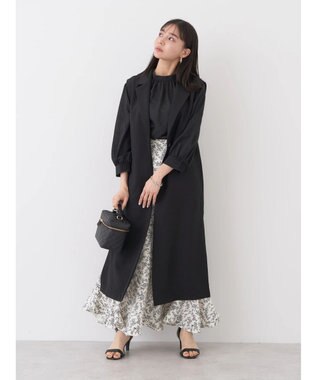 earth music&ecology Ｃｈｅｃｋドビーブラウス Black