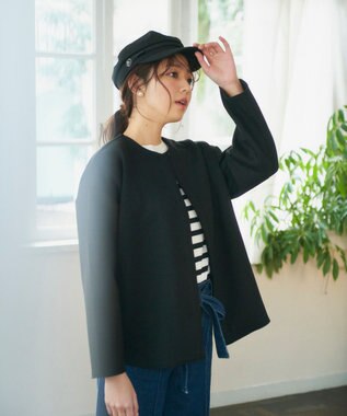 Feroux 【洗える】ダンボール アウター ブラック系