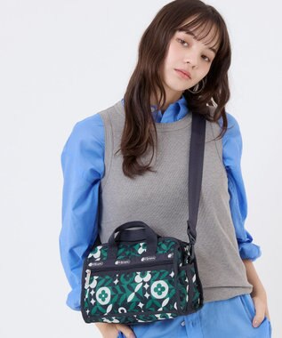 LeSportsac MINI DUFFEL CROSSBODY/ボタニックタイル