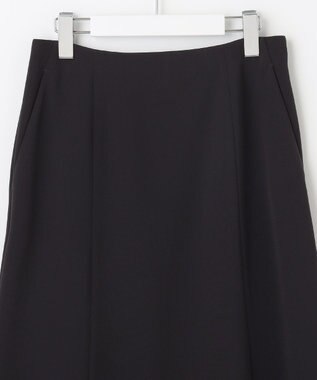 23区 トリアセダブルジョーゼット スカート ネイビー系
