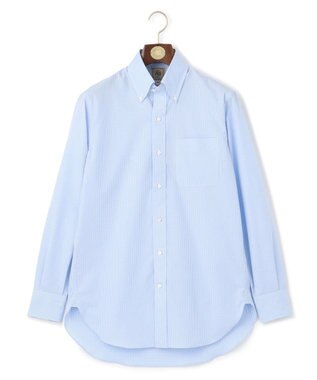 J.PRESS MEN 【Single Needle Tailoring / 形態安定】ミニギンガムチェック シャツ / B.D. サックスブルー系3