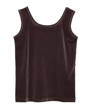 Green Parks ２Ｗａｙベロアタンクトップ Brown