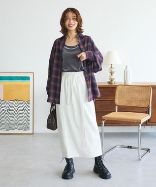 Green Parks ２Ｗａｙベロアタンクトップ Dark Gray