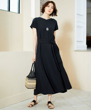 洗える レーヨン麻ポプリン フレンチスリーブ ワンピース 自由区 L ファッション通販 公式通販 オンワード クローゼット 洗える レーヨン麻ポプリン フレンチスリーブ ワンピース 自由区 L ファッション通販 公式通販 オンワード クローゼット