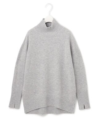 ICB 【新色追加・WEB限定カラーあり】 ソフトカシミヤミックス ハイネックニット ライトグレー系