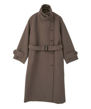 earth music&ecology 3WAYカラーロングコート Mocha