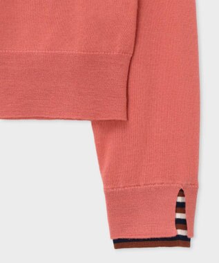 Paul Smith ハイゲージ ニット カーディガン ピンク