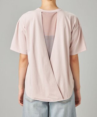 Chacott HandsomeCotton チュールTシャツ グレイッシュローズ