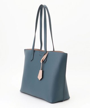 LA BAGAGERIE 【MONICA】バイカラーA4トート ネイビー