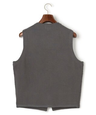 J.PRESS MEN 重ねて映える洗練レイヤード【ストレッチ / イージーケア】【FLEX YARN】ハイゲージ ニットベスト グレー系