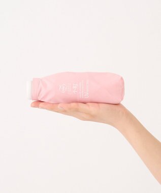 MOONBAT 【3秒でたためる傘/コンパクト】urawaza 小町(ウラワザ コマチ)  折りたたみ傘 無地 50cm ペールピンク