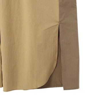 YECCA VECCA ベルト付きスキッパーシャツワンピース Beige