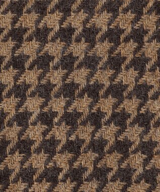 JOSEPH ABBOUD 【John Scott・スコットランド製・英国王室御用達】ブリティッシュウール マフラー ダークブラウン系3