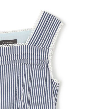 TOCCA 【美人百花掲載】【00サイズあり・速乾・消臭・洗える】WAVES ドレス ブルー系5