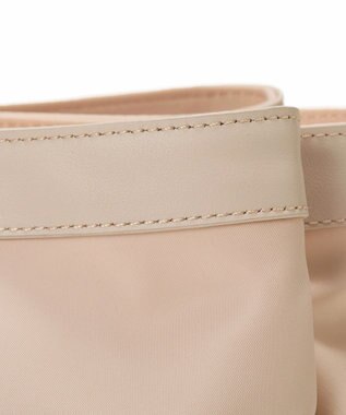 TOPKAPI 【Breath TOPKAPI】防水ナイロン レザーコンビ ショルダーバッグ ペールピンク