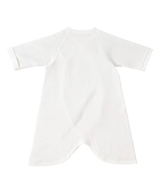 MIKI HOUSE HOT BISCUITS フライス コンビ肌着 無地 白