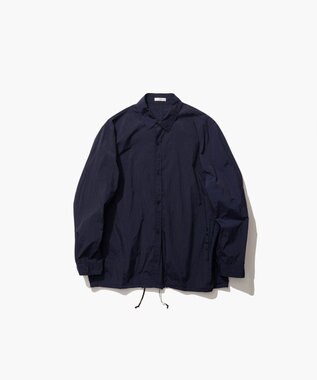ATON HAND DYED NYLON | シャツ ジャケット ‐UNISEX NAVY