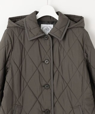 J.PRESS LADIES S 【抗菌防臭】コンパクトタフタプレミアム撥水 ショート アウター グレー系