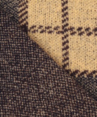 J.PRESS MEN ブークレジャガード ブラックウォッチクルー ニット ネイビー系7