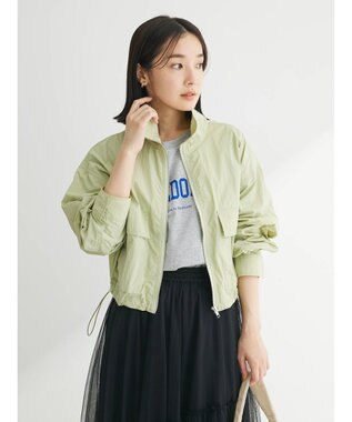 Green Parks ・ＥＬＥＮＣＡＲＥ　ＤＵＥ　スタンドナイロンブルゾン Light Green