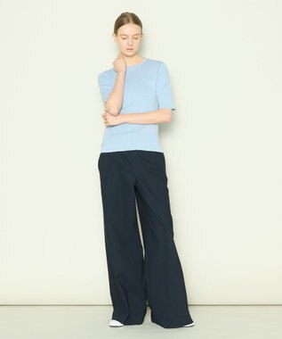 JOSEPH 【洗える】フィールコットン　ニットTEE Sky blue