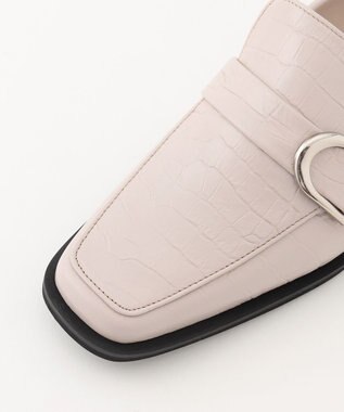 ICB Ｃメタルスクエアトゥー ローファー トープ系