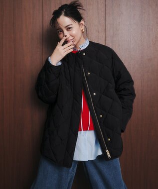 UNFILO L 【野呂佳代さん着用】UNFILO DENIM バレルレッグデニム ミッドブルー