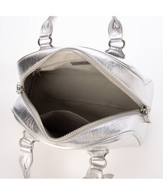 UNBILLION カシュカシュ cachecache / アソート合皮ボストンバッグ シルバー