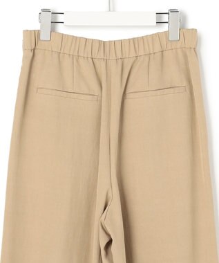 23区 S 【先行予約】ドレープツイル アシンメトリー ワイド パンツ ベージュ系