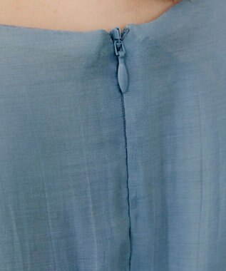 Tiaclasse 【洗える】はしごレースワンピース サックス