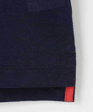 23区GOLF 【WOMEN】ピラミッドカノコ 半袖ポロシャツ ネイビー系