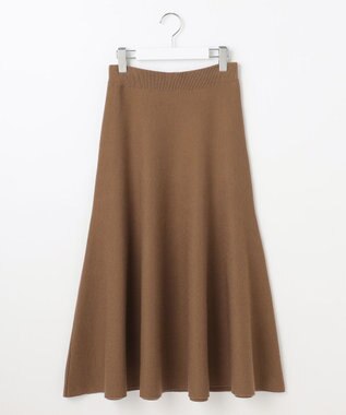 自由区 S 【カタログ掲載】ウールミラノニットフレア スカート モカ