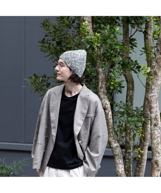 林八百吉商店 un chapeau  MIXビーニー グレー