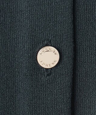 J.PRESS LADIES L 【洗える】 レーヨンエリートストレッチ カーディガン ダークグリーン系
