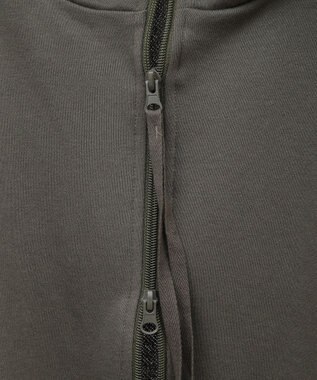 CRAFT STANDARD BOUTIQUE 【WEB限定】裏毛ダブルジップショートスウェット/24AW Khaki