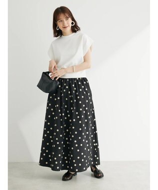 Green Parks ・ＥＬＥＮＣＡＲＥ　ＤＵＥ　ドットタフタスカート Black