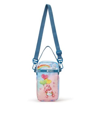 LeSportsac MINI PHONE CROSSBODY/ケアベアレインボー ケアベアレインボー