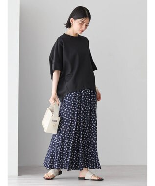 AMERICAN HOLIC 抗菌防臭＋接触冷感　コクーンカットプルオーバー Black