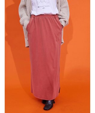 AMERICAN HOLIC ピグメント加工タイトカットスカート Terracotta