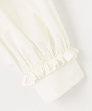 #Newans 【セレモニーにも】＜亀恭子さんコラボ＞下から着られちゃう！ギャザーショルダーブラウス ホワイト系