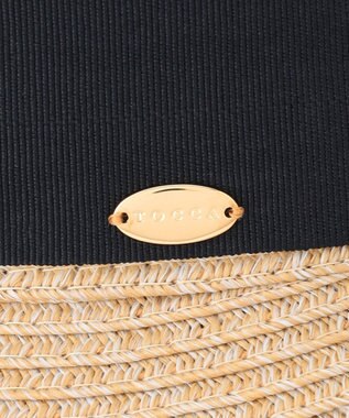 TOCCA 【サイズ調整可】HALF BRIM RIBBON HAT ブレードハット ベージュ系
