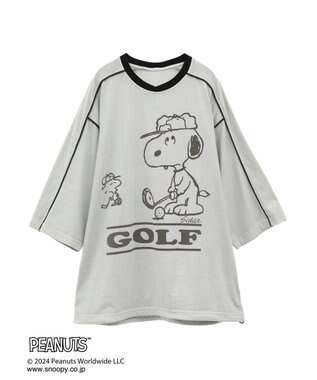 CRAFT STANDARD BOUTIQUE 【ユニセックス】PEANUTS/スヌーピー ゲームシャツTEE Light Gray