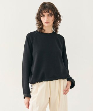 BEIGE， 【洗える】BROOM / スウェット風プルオーバードロストトップス