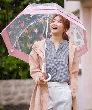 ANY SIS 【plantica×Wpc.】フラワー アンブレラ 長傘 ピンク