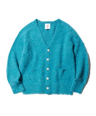 【J.PRESS ORIGINALS】SHETLAND WOOL SHAGGY SADLE CARDIGAN