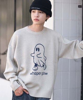 【ユニセックス着用ITEM/SMLサイズ展開】ジャガードグラフィックプルオーバー