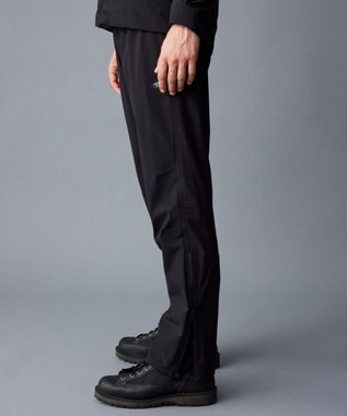 JOSEPH ABBOUD MOUNTAIN 【ECO撥水/耐水性/透湿防水素材/ストレッチ/軽量】ボイルドポリエステル マウンテンシェル パンツ ブラック系