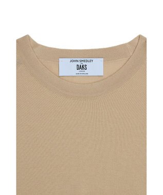 DAKS John Smedley for DAKS ハウスストライプTシャツ アーモンド