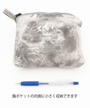 JOSEPH ABBOUD MOUNTAIN 【ストレッチ/軽量/ECO撥水/ポケッタブル】エンボスストレッチ パーカー ライトグレー系5