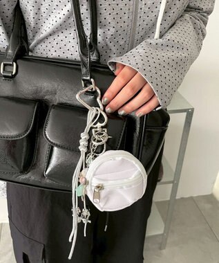 WEGO バッグモチーフセットキーホルダー ホワイト